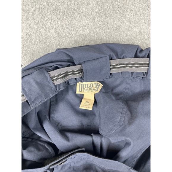 Duluth Trading Co Mens Cargo Shorts 3XL‎ Gray Pockets Nylon Belted NWT New - Picture 6 of 7